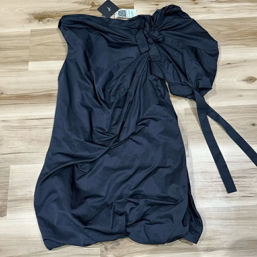 NEW Anthropologie Ryu. One Balloon Sleeve Cocktail Dress Blue Women’s Medium